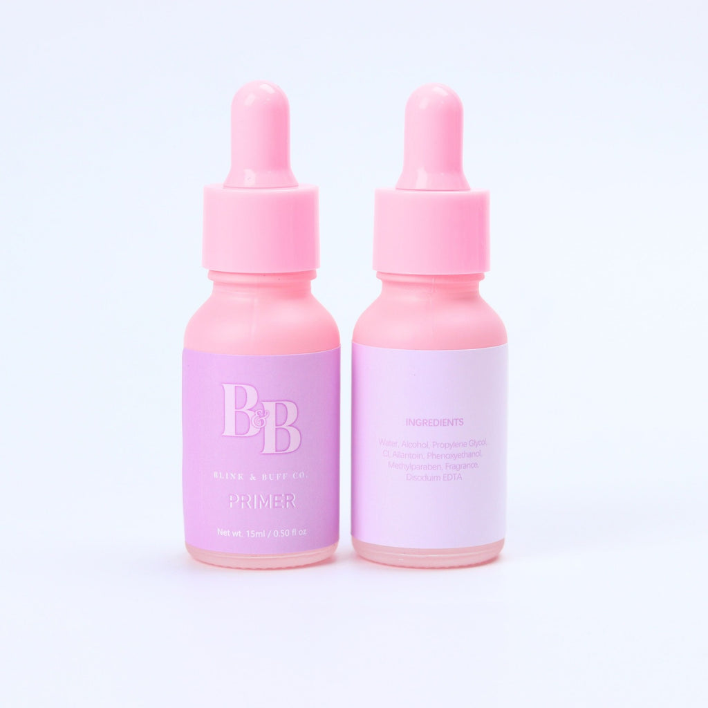 Lash Primer – Enhances lash extension retention, strengthens natural lashes, and preps for flawless application. Shop professional lash supplies at Blink & Buff CO.